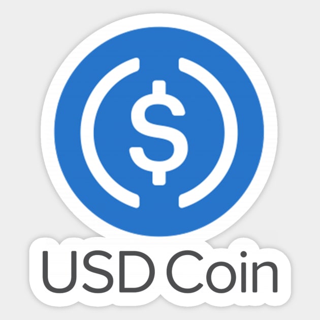 USDC Coin Cryptocurrency USD Coin crypto Sticker by J0k3rx3